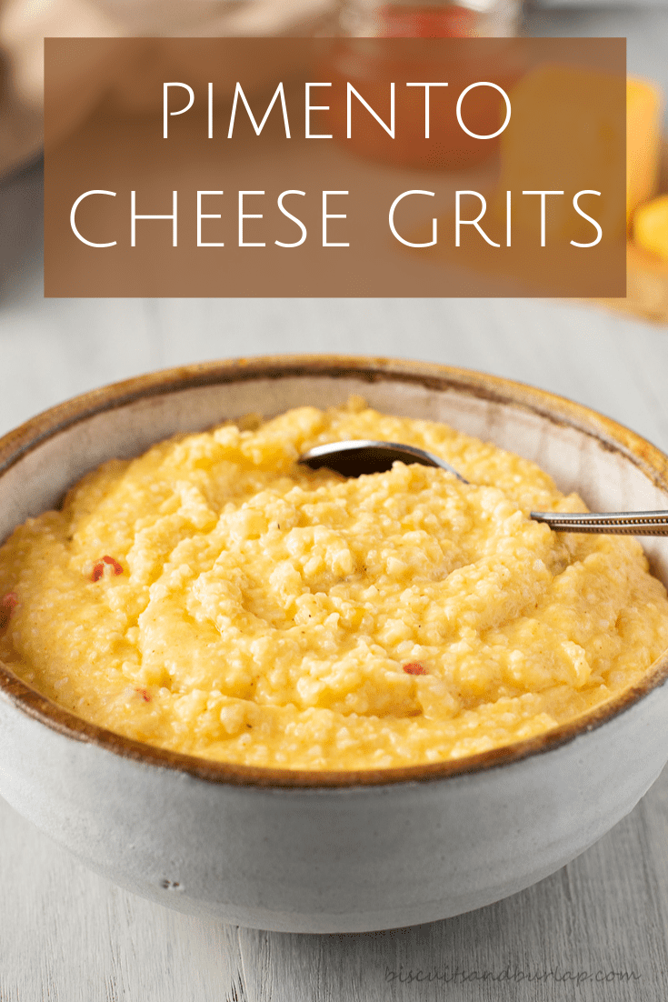 Pimento Cheese Grits Biscuits & Burlap