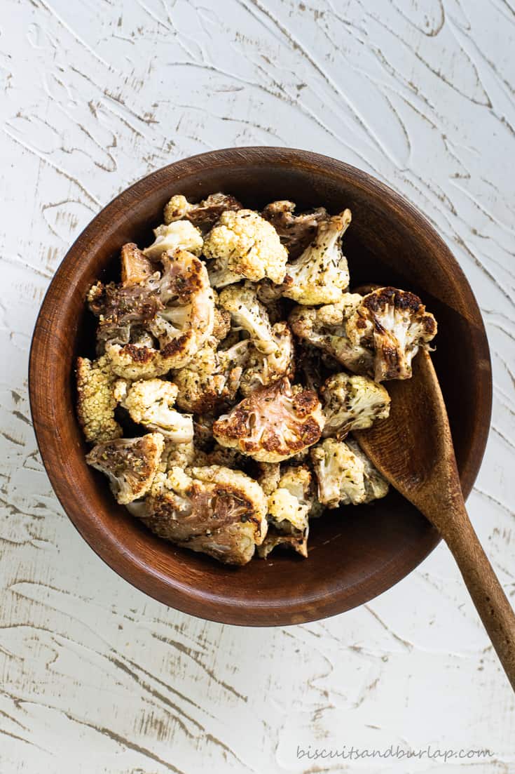 roasted cauliflower