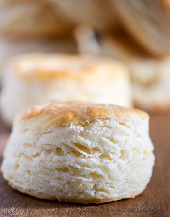 one single buttermilk biscuit