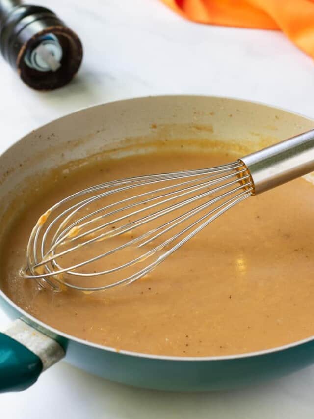 How to Make Gravy from Scratch Biscuits & Burlap