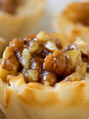 pecan pie tartlet.