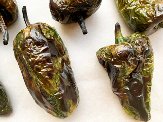 roasted poblano peppers