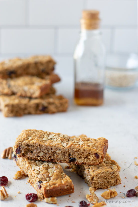 breakfast bars in stick with more behind