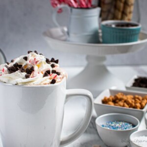 homemade hot chocolate bar