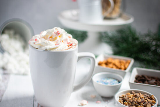 homemade hot chocolate bar