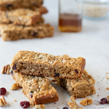 3 peanut butter breakfast bars.