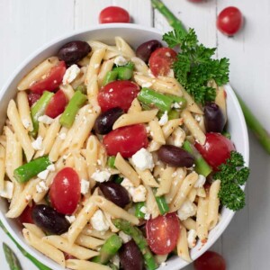 pasta salad with asparagus