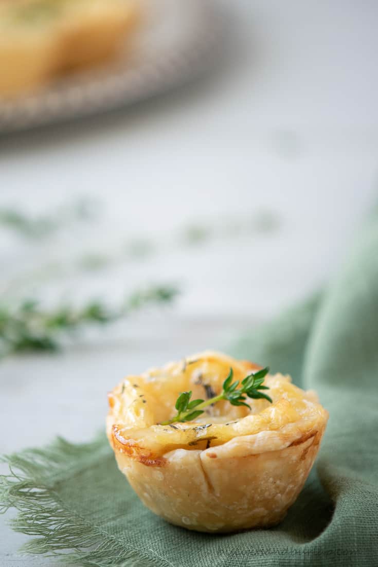 Cheese Tartlets Recipe - Easy and Elegant - Biscuits & Burlap