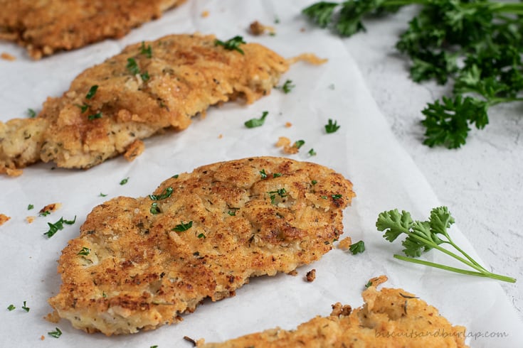 keto parmesan crusted chicken