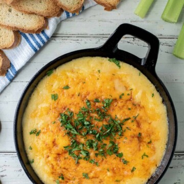 small dish or crab au gratin