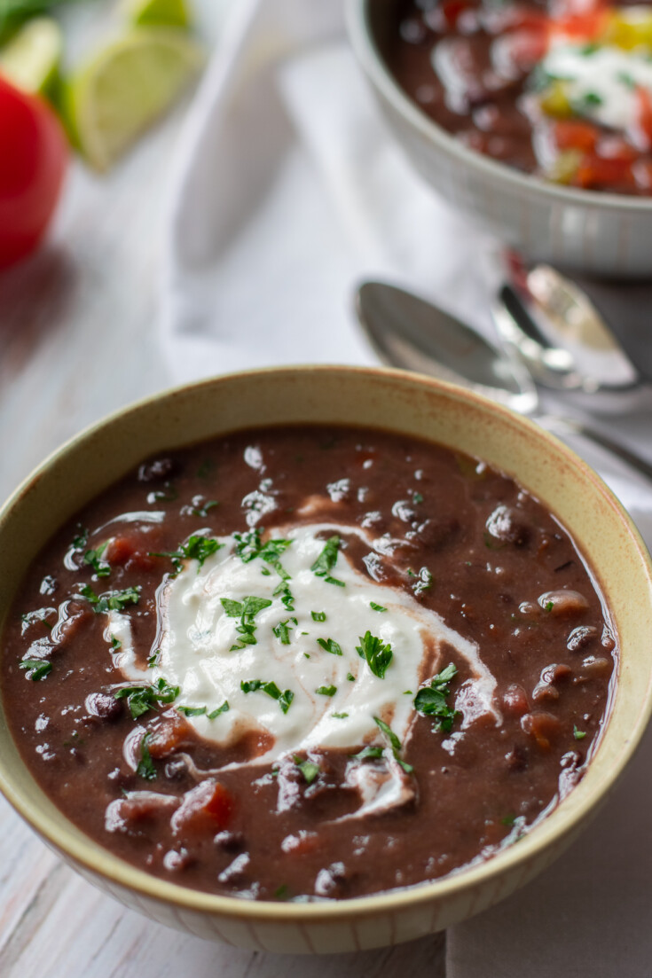 Black Bean Soup with Ham