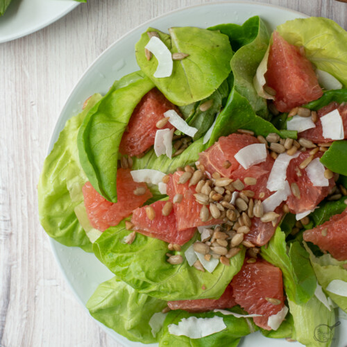 salad on plate