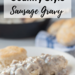 pin for country style gravy with sausage