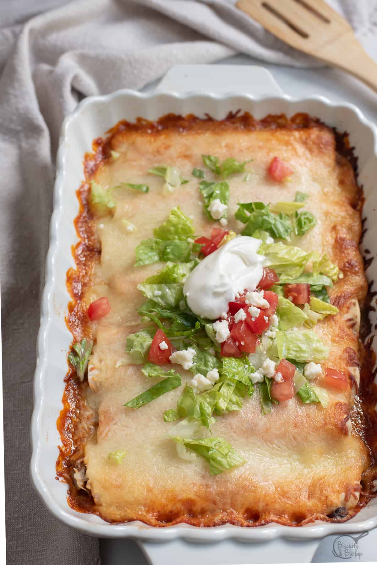 low carb enchiladas with toppings