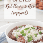 Pin image for popeyes red beans & rice.