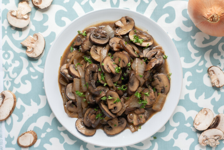 The Best Sauteed Mushrooms and Onions for Steak