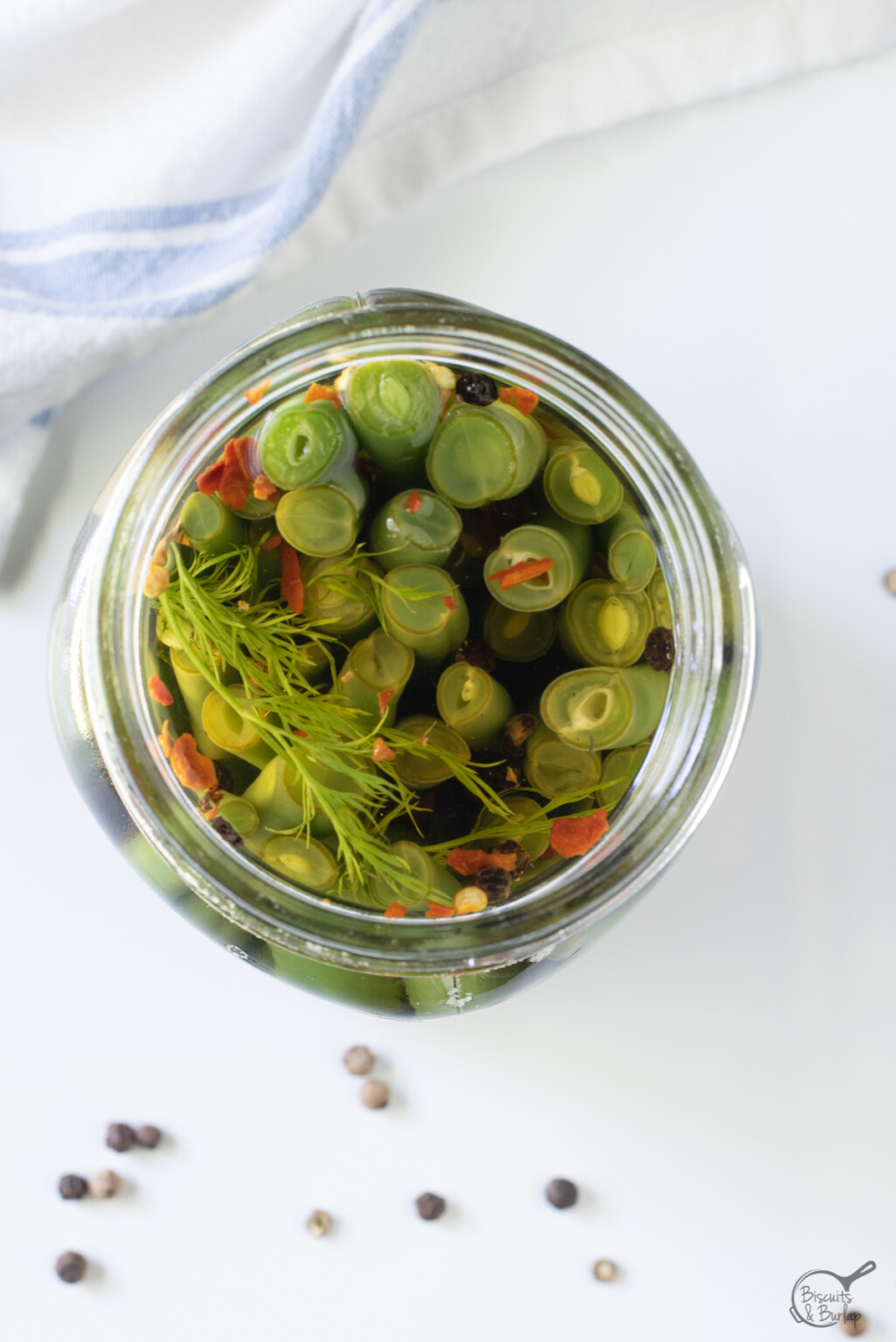 Quick Pickled Green Beans