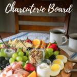 pin image for breakfast charcuterie board