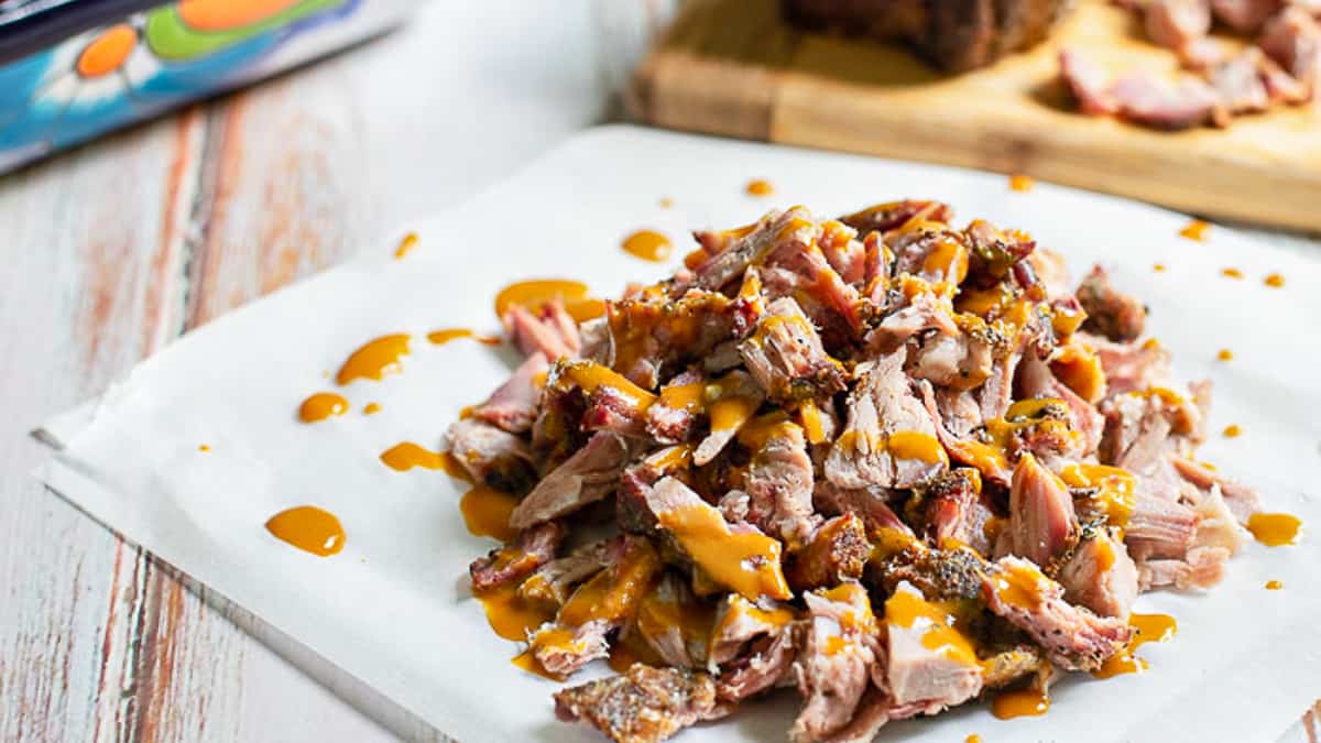 Mustard BBQ Sauce Biscuits & Burlap