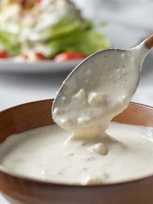 Creamy Gorgonzola Dressing - Biscuits &amp; Burlap
