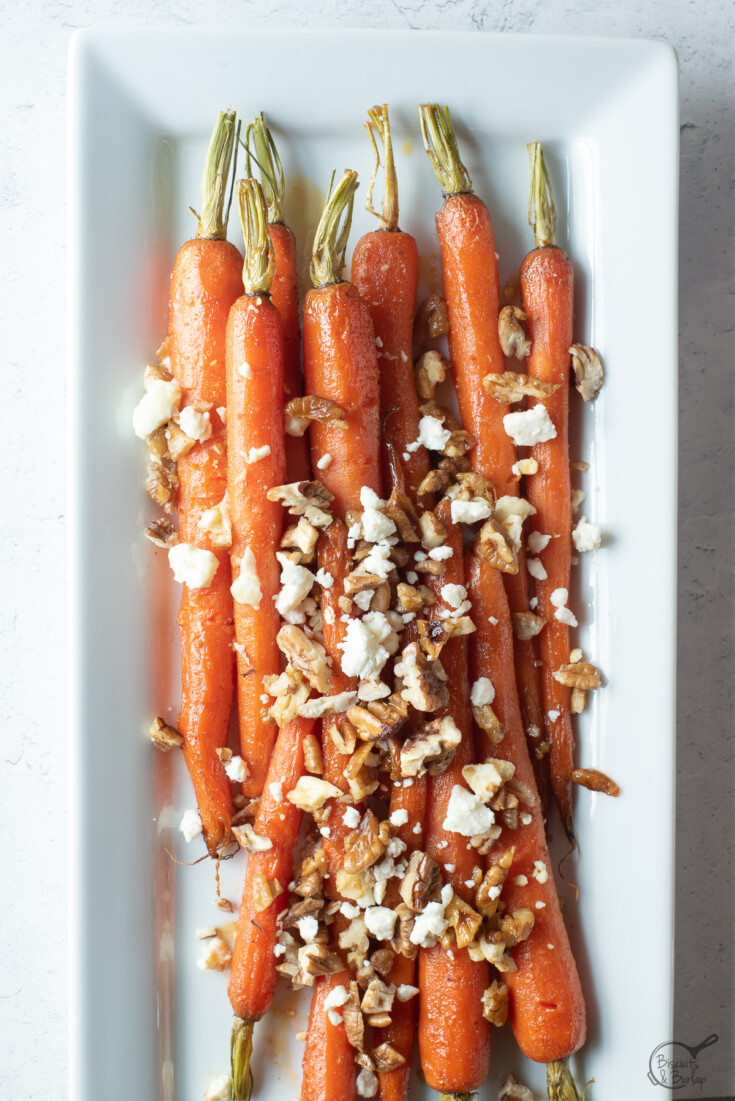 Brown Sugar Honey Glazed Carrots