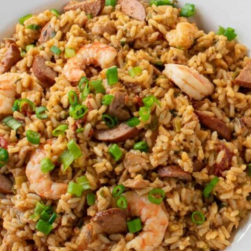 square image of the best jambalaya.