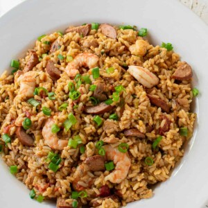 square image of the best jambalaya.