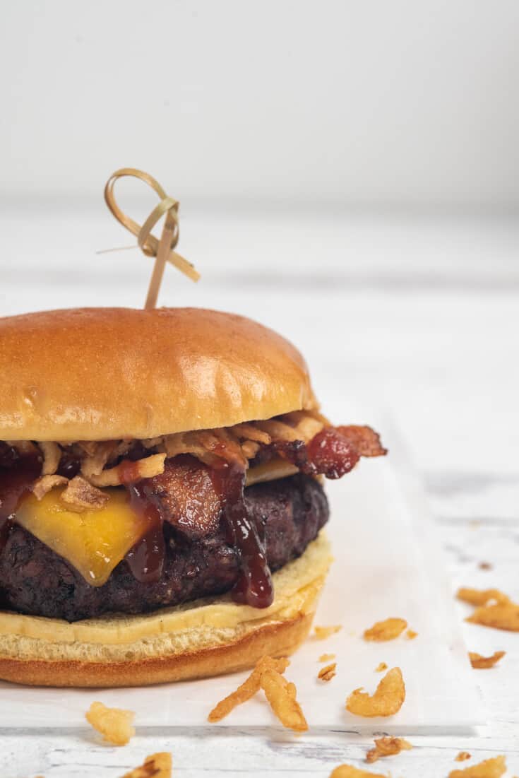 Bourbon Bacon Cheeseburger (better than Wendy's)