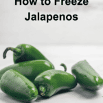 pin image for how to freeze jalapenos.