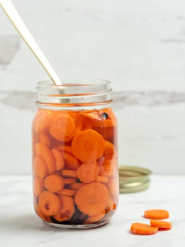 Quick & Easy Pickled Carrots Biscuits & Burlap