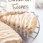 pin image for cinnamon scones.