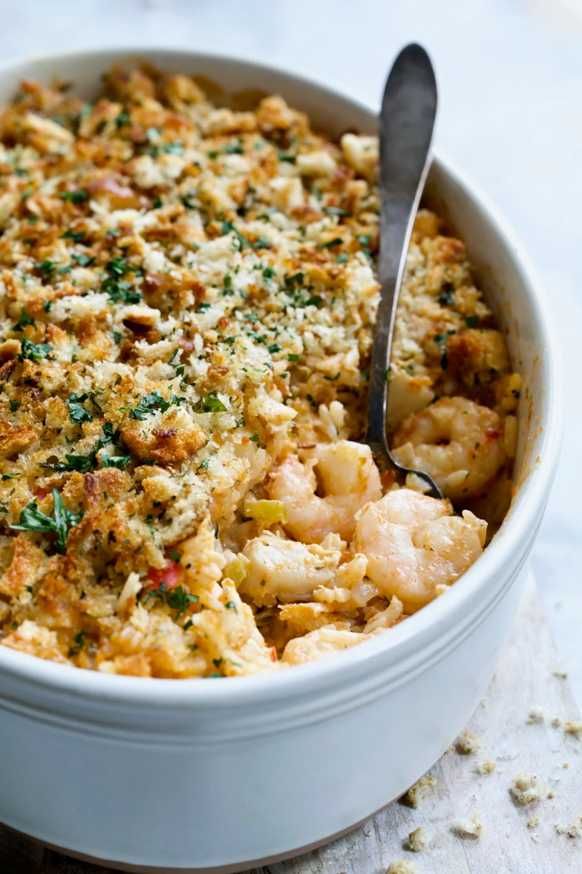 Shrimp and Crab Seafood Casserole