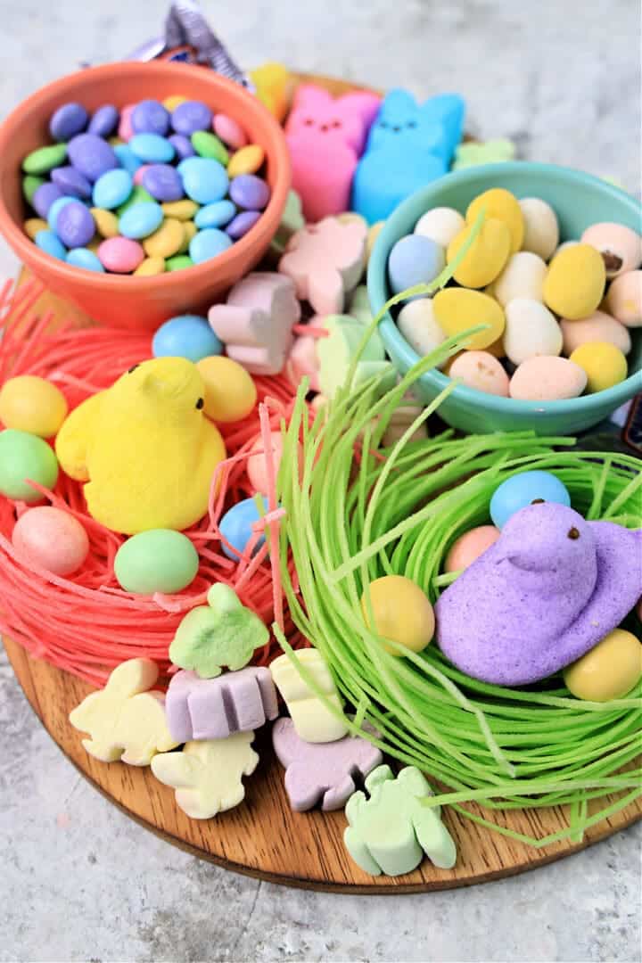 Candy board for easter.