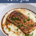 pinterest image of fish and grits.