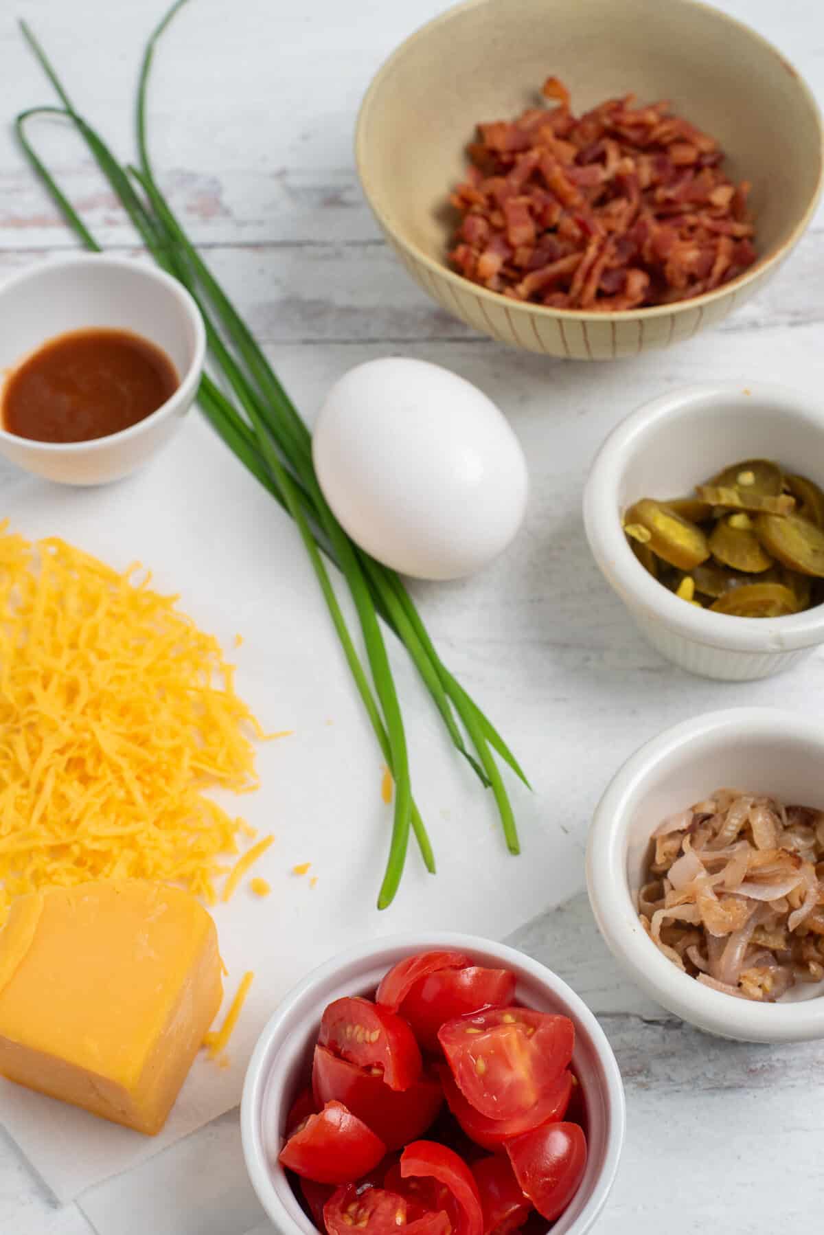 toppings for cheesy grits bowls. 