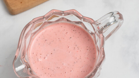 strawberry dressing Creamy Salad with Greek Yogurt Simple Strawberry Salad Dressing